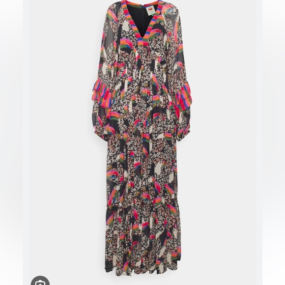 Farm Rio ‼️‼️Leopard Toucans Maxi Dress - Picture 9 of 16